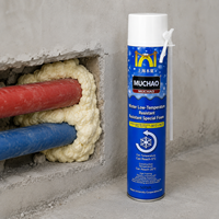 Sellador de Espuma de Poliuretano A13 de 500 ml, Grado Invernal para Bajas Temperaturas, Adhiere a -20 °C, para Marcos de Puertas, Huecos de Ventanas y Aberturas de Paredes