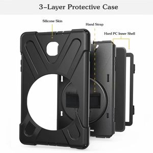 Coque antichoc hybride robuste pour Samsung <span class=keywords><strong>Galaxy</strong></span> <span class=keywords><strong>Tab</strong></span> <span class=keywords><strong>a</strong></span> 8.8 "T387 <span class=keywords><strong>2018</strong></span> <span class=keywords><strong>Housse</strong></span> de tablette avec dragonne intégrée pour béquille - Product Image 3