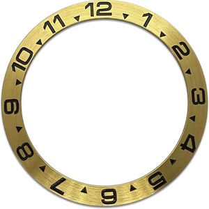 38mm * 30,7mm plata oro rosa cepillo oblicuidad bisel inserto apto para SKX007 SUB <span class=keywords><strong>GMT</strong></span> hombres Relojes - Product Image 3