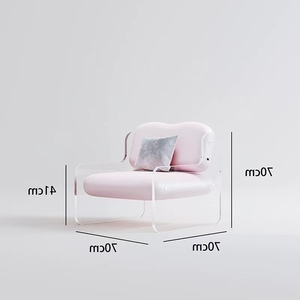 Canapé populaire <span class=keywords><strong>en</strong></span> <span class=keywords><strong>plexiglas</strong></span> souple avec accoudoirs, <span class=keywords><strong>chaise</strong></span> <span class=keywords><strong>en</strong></span> acrylique <span class=keywords><strong>transparent</strong></span> <span class=keywords><strong>chaise</strong></span> de canapé simple - Product Image 6