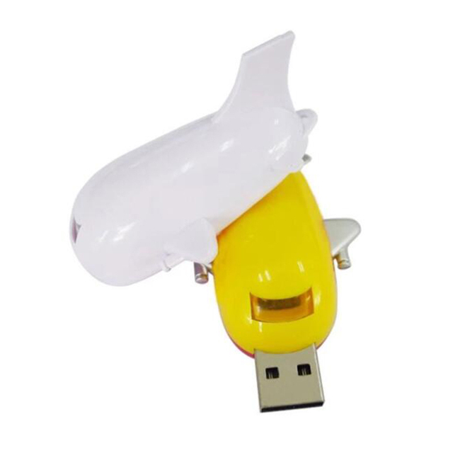 New Promotional Bulk Airplane Shape USB 2.0 Flash Drive Unique Plastic Design for Convenient Storage