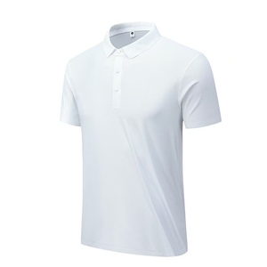 Polo unisexe en soie glacée à séchage rapide, T-shirt respirant pour couple, idéal pour l'été - Product Image 5