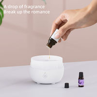 Diffuseur d'arômes automatique haut de gamme 200 ml pour voiture et chambre, avec lumière d'ambiance et pulvérisation d'huiles essentielles