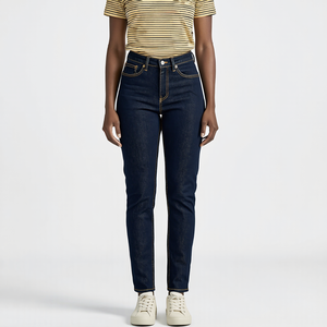 <span class=keywords><strong>Jeans</strong></span> da Donna Stile <span class=keywords><strong>Mom</strong></span> a Vita Alta, Vestibilità Ampia sui Fianchi, Silhouette Classica in Denim dallo Stile Retrò per Uso Quotidiano - Product Image 5