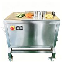 Keukenapparatuur RVS Elektrische Fruit- en Groentesnijder Automatische Gember Radijs Aardappel Snijmachine