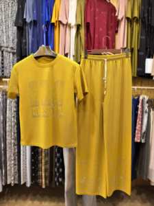 Completi da <span class=keywords><strong>Donna</strong></span> e Set Coordinati - Completi Casual Primaverili/Estivi Africani da <span class=keywords><strong>Donna</strong></span> con Top con Perle e T-Shirt ad Asciugatura Rapida e Traspiranti - Product Image 2