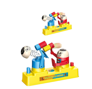 <span class=keywords><strong>Juego</strong></span> <span class=keywords><strong>de</strong></span> <span class=keywords><strong>mesa</strong></span> Juguetes Niños Knock Head Villain Against Red Blue Attack and Defense Two Parent-Child Game Console Stall Toys - Product Image 1