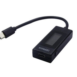 DC Typ-C Tester 4-30V Spannungsmesser KWS-065C Amperemeter Digitaler Monitor Abschaltleistungsanzeige Bankladegerät 2-Wege-Tester - Product Image 5