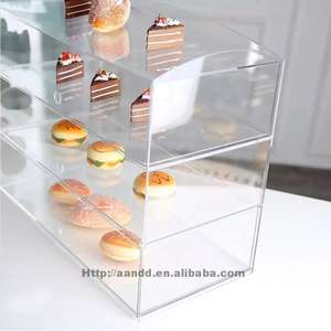 Vitrina de exhibición de varios niveles para panadería, estantería de exhibición para pan, expositor de panadería - Product Image 2