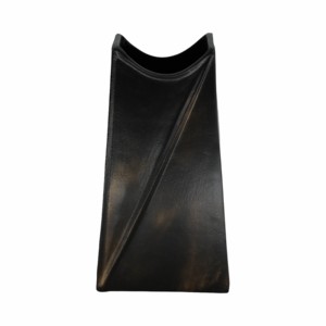 Vaso decorativo scultoreo in metallo, vaso contemporaneo per fiori, per soggiorno, sala da pranzo, camera da letto, decorazione per la casa - Product Image 2