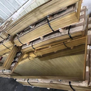 Feuille en laiton laminée à chaud de haute résistance d'utilisation décorative d'industrie chimique de construction - Product Image 2