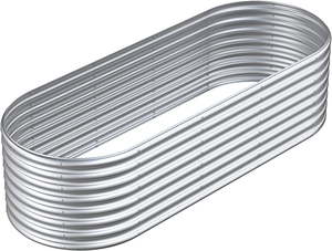 Scatole <span class=keywords><strong>per</strong></span> fioriere zincate <span class=keywords><strong>per</strong></span> esterni, letto da giardino rialzato zincato <span class=keywords><strong>per</strong></span> fiori di verdure, grande serbatoio da giardino rialzato - Product Image 3