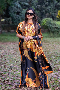 Fashion New African Dress Print Long Scarf African Dresses Styles Africa Dress Scarf Polyester Printed Long <strong>Kaftan</strong> <strong>Plus</strong> <strong>Size</strong> - Product Image 5