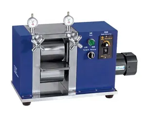 Machine de calandrage de laboratoire 100mm 150mm 200mm de largeur pour la fabrication de batteries au lithium