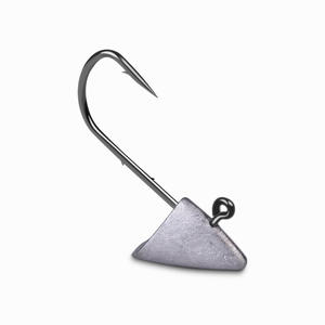 Hameçon triangulaire à tête plombée Yiwu n° Tête de plomb en acier à haute teneur en carbone 2.5 pour la pêche au bar en rivière, leurre de pêche, hameçon XY353 - Product Image 1