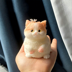Stress Relief <b>Cat</b> Squeeze Toy Realistic TPR Fidget Toy for Anxiety Soft Sensory Toy for Kids Teens Adults Mochi <b>Squishy</b> - Product Image 2