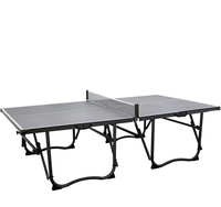Table de tennis de table pliable en métal imperméable toutes saisons pour la salle de sport, l'entraînement en plein air, la compétition amateur