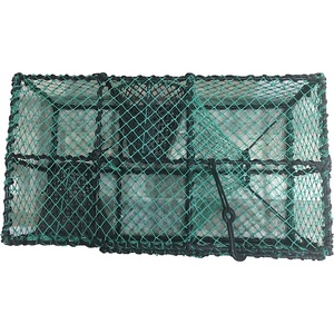 Crab Cage Boating Rocking Sea Foldable <strong>Fishing</strong> <strong>Net</strong> Trap Coated Wire Mesh Crab Lobster Pot <strong>Fishing</strong> Accessories Crab Pot - Product Image 6