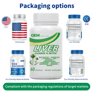 Suplemento Herbal Vegano para la Desintoxicación del Hígado, 100% a Base de Plantas, Cumple con las Normas de la UE, Etiquetado y Empaquetado Personalizados, Suplemento Apto para Veganos - Product Image 4