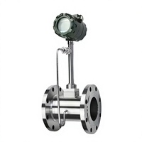 Débitmètre à vortex intelligent en acier inoxydable avec compensation de température et de pression pour gaz naturel et vapeur, précision OEM +/-1,5% pour le textile