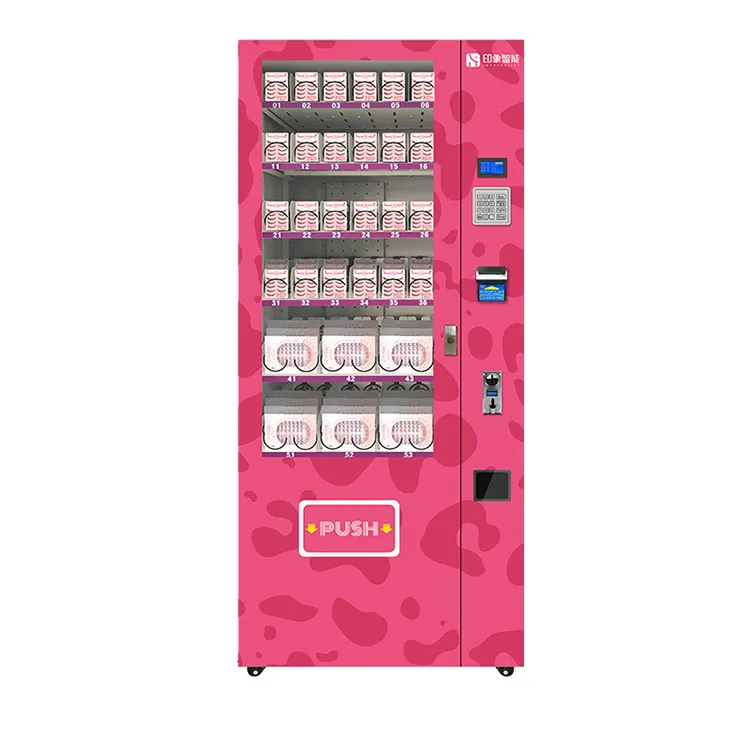 Distributore automatico cosmetico della banca dell'aeroporto della metropolitana di nuovo arrivo per le ciglia magnetiche