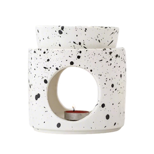Op maat gemaakte beschilderde keramische wierookbrander, holle porseleinen oliewax warmer, creatieve keramische ambachten voor thuis, slaapkamer, bruiloft - Product Image 3