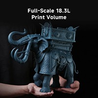 Impresora 3D de Resina Anycubic Photon P1 Max, Pantalla LCD Mono de 14 Pulgadas y 12K, Gran Volumen de Construcción de 18.3L, LightTurbo 4.0, Nivelación Automática Inteligente