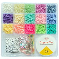 Kit de Fabricación de Joyas para Mujer, Cuentas de Vidrio con Accesorios para Hacer Aretes, Collares y Pulseras