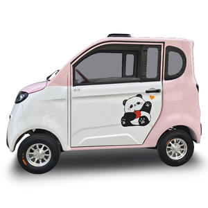 Voiture électrique compacte chinoise à <span class=keywords><strong>4</strong></span> <span class=keywords><strong>roues</strong></span> et 2 portes, <span class=keywords><strong>4</strong></span> places, avec moteur de 1000 W, vitesse maximale de 45 km/h, esthétique soignée, pour usage domestique - Product Image 2