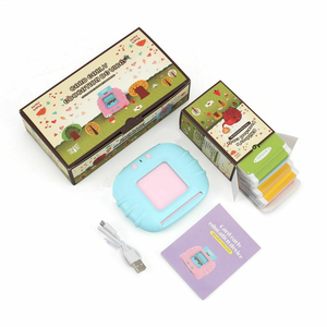 Tableau de lecture Montessori sans écran avec LOGO personnalisé, jouet éducatif pour enfants, machine à cartes flash parlante, jouet intelligent d'apprentissage - Product Image 2
