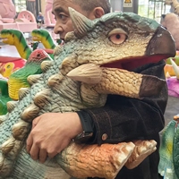 Marionnette à main de dinosaure réaliste personnalisée pour bébé à vendre
