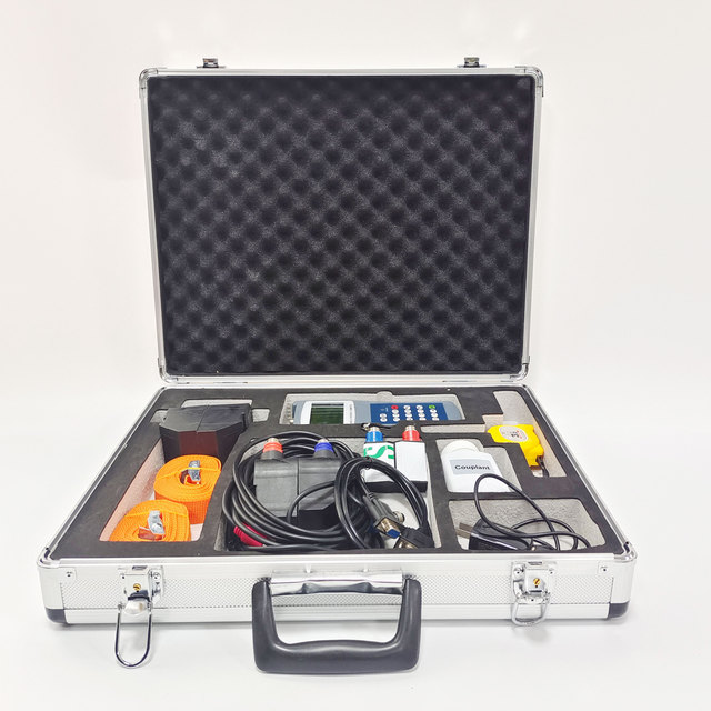DN15 DN20 Smart Handheld Type Ultrasonic Water Flow Meter with Data Logger