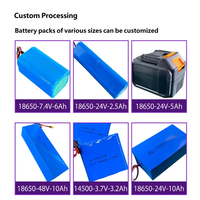 SUNKING 18650-7S 24V 2600mAh Paket Baterai Lithium NMC 500 Siklus -10~60 Suhu Operasi
