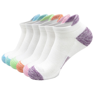 Fábrica de colores al por mayor logotipo personalizado Funky tobillo alto rendimiento entrenamiento atlético hombres mujeres 100% calcetines deportivos de algodón - Product Image 3