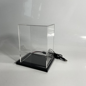 Wholesale Custom LED Modern for Acrylic Clear <b>Display</b> <b>Case</b> Protector Box with Easy Assembly for 4 Inch Garment <b>Displays</b> - Product Image 2