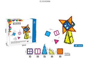 Bloques Magnéticos <span class=keywords><strong>Mágicos</strong></span>, Juguetes de Construcción, Juguetes Educativos STEM Montessori para Niños Pequeños, Actividades para Niños, Regalos de Cumpleaños - Product Image 1