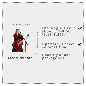 100 Pegatinas de Vinilo para Casco con Diseños de Celebridades y Ídolos de Cine y Televisión Estadounidenses, Pegatinas Personalizadas - Product Image 6