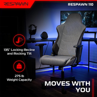 Chaise de bureau gaming et chaise individuelle de vente en gros, avec accoudoirs 2D inclinables, éponge moulée épaisse, pivotante en PU, couleur personnalisable