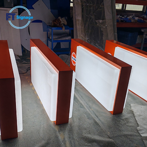 Enseigne lumineuse LED thermoformée, enseigne publicitaire en acrylique illuminée, étanche, logo personnalisé, boîte à lumière pour <span class=keywords><strong>magasin</strong></span> - Product Image 4