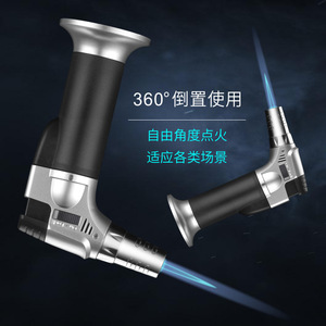 ปืนพ่นไฟสำหรับทำม็อกซิบัชั่น ตัวเครื่องโลหะ ทนลม เปลวไฟสีฟ้า ใช้ในครัว - Product Image 4