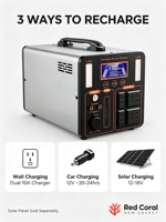 OEM 1500W Taşınabilir Güç İstasyonu 2200Wh Güneş Enerjili Jeneratör Saf Sinüs Dalgası Kamp Açık Hava Ev Yedekleme Acil Durum Kullanımı