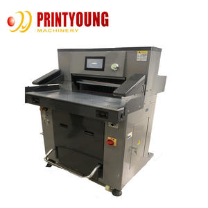 Machine de découpe automatique hydraulique à guillotine <span class=keywords><strong>FN</strong></span>-H520T V7 pour rouleaux de papier toilette, boîtes à cils et carton, capacité 400 kg - Product Image 3