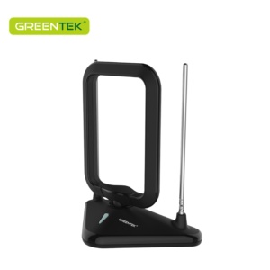 GREENTEK 2021 Meilleure <span class=keywords><strong>antenne</strong></span> TV numérique intérieure à boucle de signal la plus récente - Product Image 1