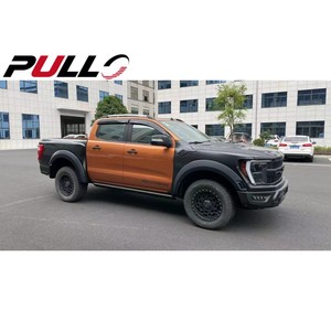 Nuevo kit de carrocería de alta calidad para <span class=keywords><strong>Ford</strong></span> <span class=keywords><strong>Ranger</strong></span> 2012-2021 a 2021 F150 estilo Raptor Incluye rejilla de capó de parachoques delantero y trasero - Product Image 6