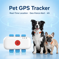 Localizador GPS 4G Ultra Mini para Mascotas, Perros y Gatos, Dispositivo de Rastreo Portátil Inteligente para Apple, Android y Windows