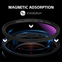 Support Trépied Magnétique Flexible Rotatif à 180 Degrés, Mini Support Pliable de Poche pour Smartphone, en Aluminium, pour Bureau et Lit