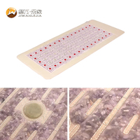 Surmatelas chauffant en pierre d'améthyste Jiwan Lejia Couture, décoration d'intérieur somptueuse, accessoire de literie de luxe