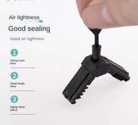 Insert en verre creux avec angle et trou, insert en bande d'aluminium, bouchon à broche