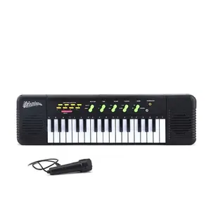 Juguete Mainan Instrumen Musik 32 Nada, Keyboard Elektronik Organ Piano Elektronik untuk Anak-anak