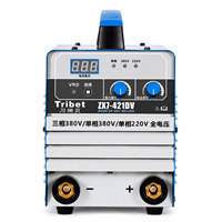 Nouvelle machine à souder à l'arc Tribet ZX7-421DV 220V/380V de qualité industrielle MMA 8.3kVA IP21S Soudeuse multifonction portable